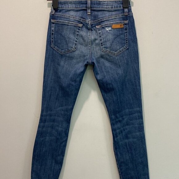 JOE'S THE SKINNY mid-Rise Distressed Skinny Jeans Size 26 - Picture 12 of 15
